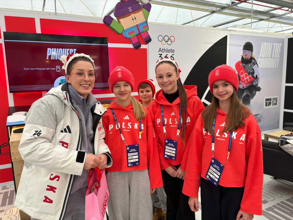 Kibice z Racotu odwiedzili olimpijską wioskę