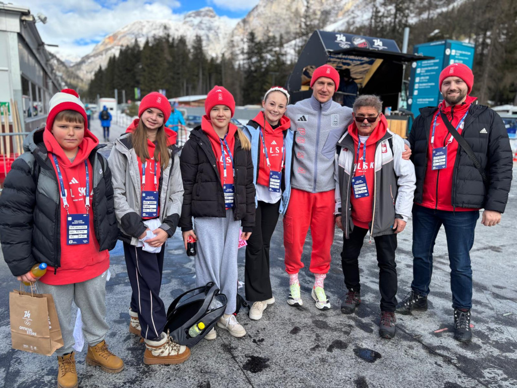 Kibice z Racotu odwiedzili olimpijską wioskę