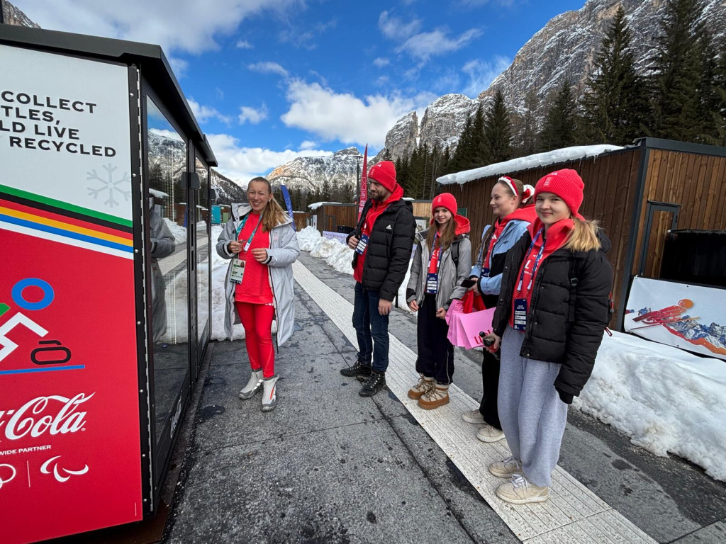Kibice z Racotu odwiedzili olimpijską wioskę