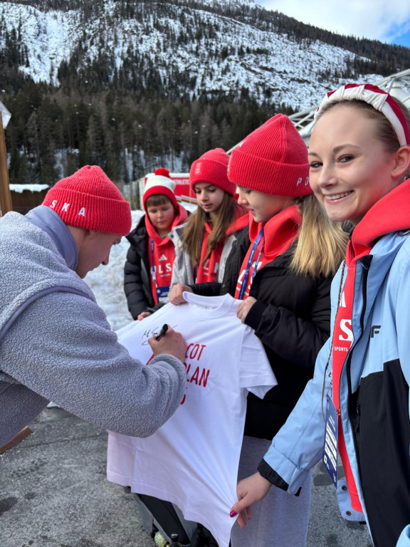 Kibice z Racotu odwiedzili olimpijską wioskę