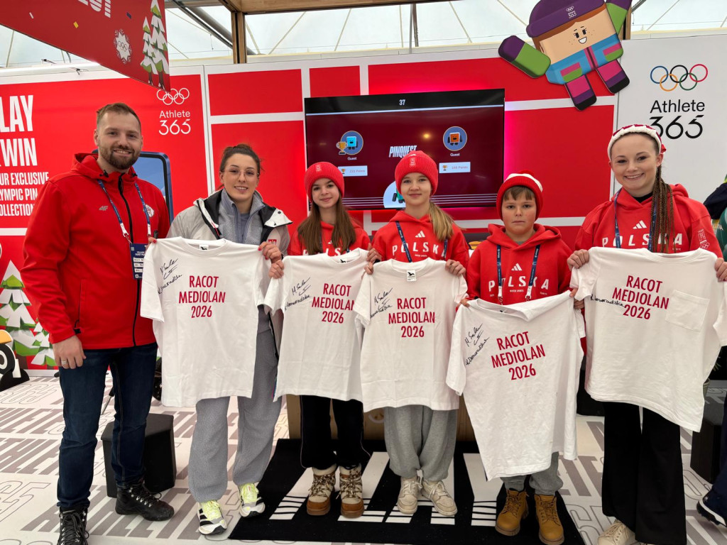 Kibice z Racotu odwiedzili olimpijską wioskę