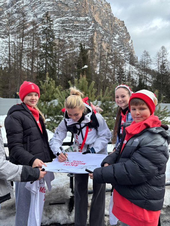 Kibice z Racotu odwiedzili olimpijską wioskę