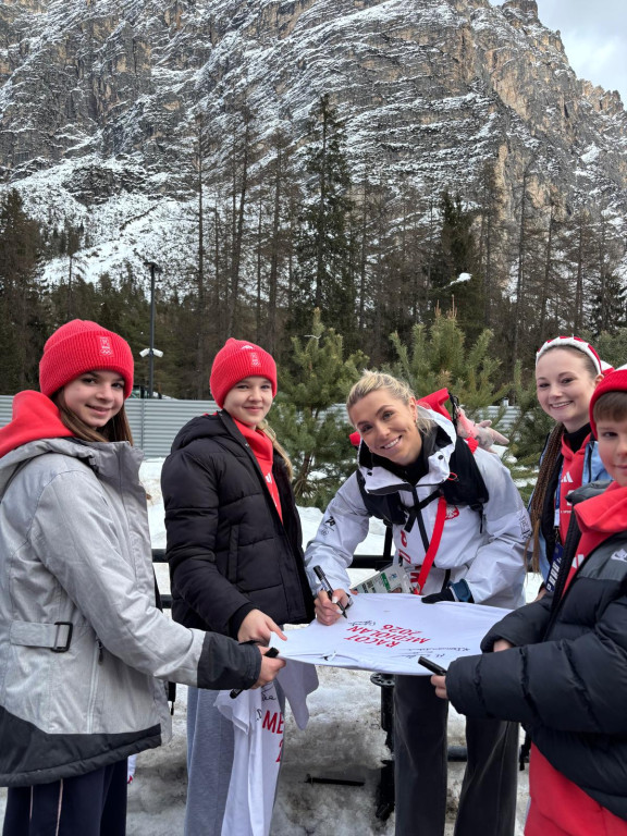 Kibice z Racotu odwiedzili olimpijską wioskę