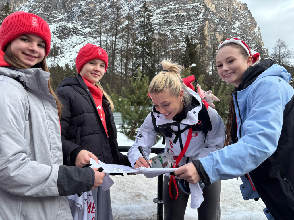 Kibice z Racotu odwiedzili olimpijską wioskę