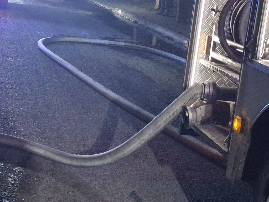 Akcja gaśnicza budynku gospodarczego w Rąbiniu