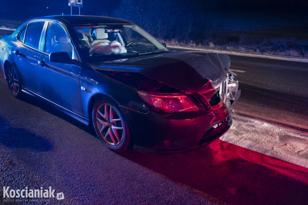 Kolizja na obwodnicy Kościana