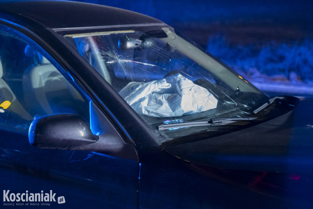 Kolizja na obwodnicy Kościana