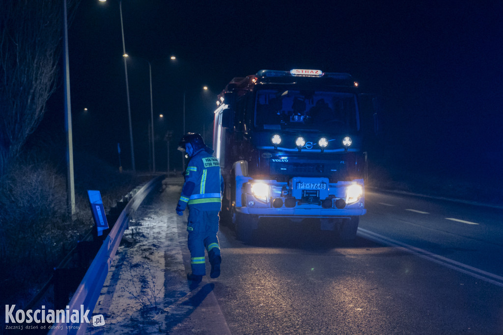 Kolizja na obwodnicy Kościana