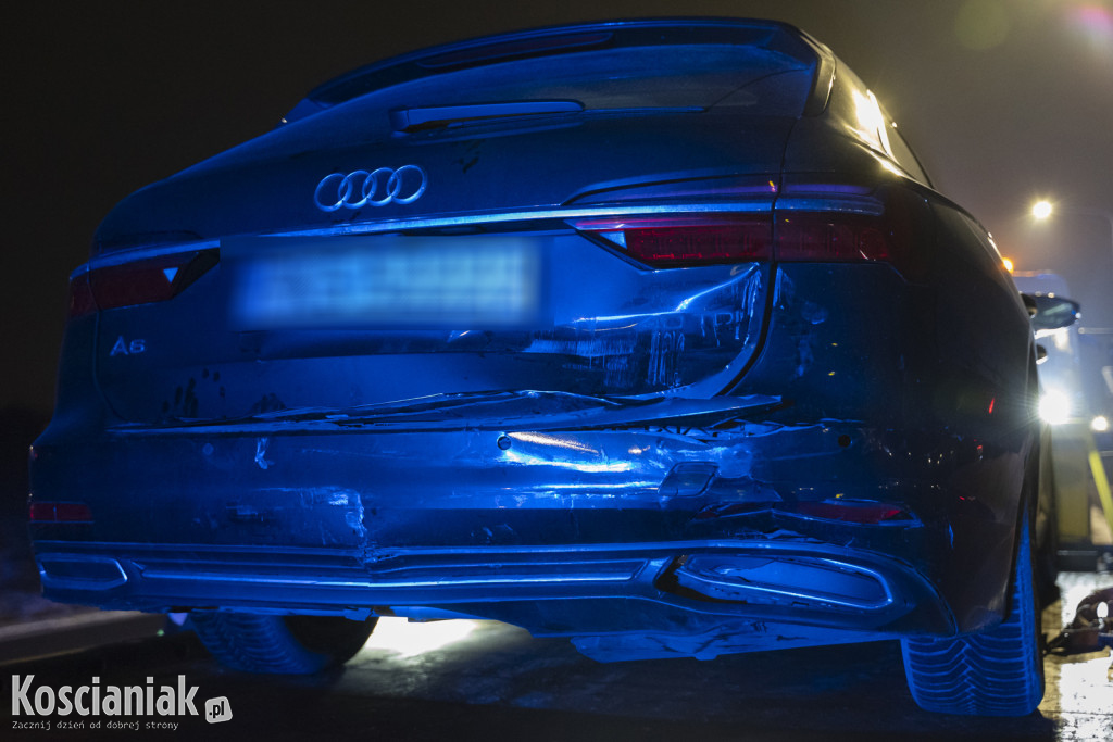 Kolizja na obwodnicy Kościana