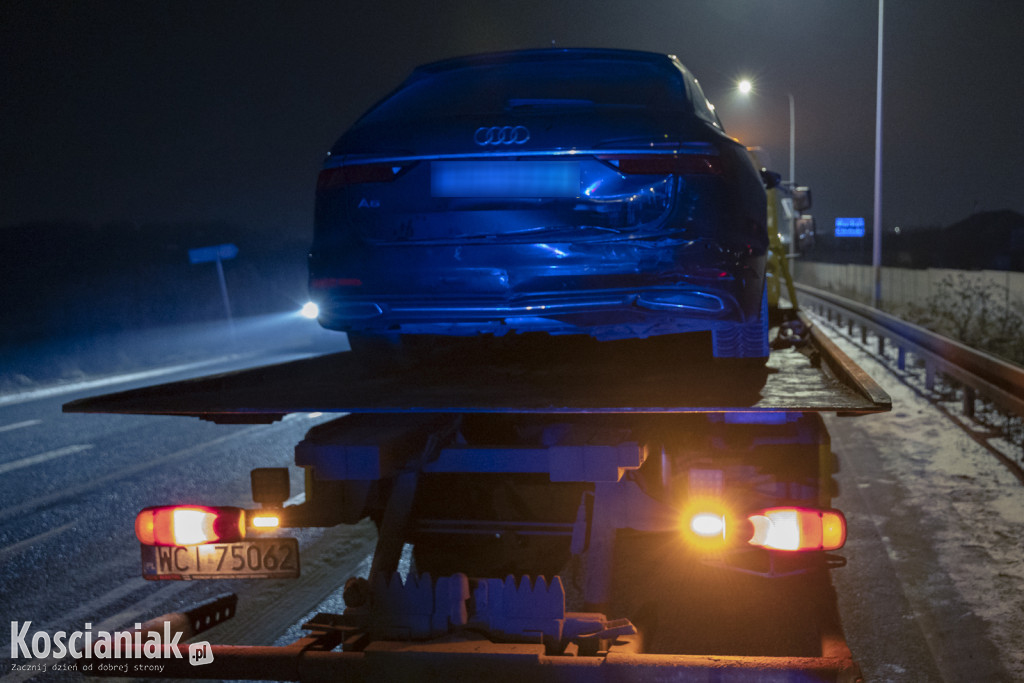 Kolizja na obwodnicy Kościana