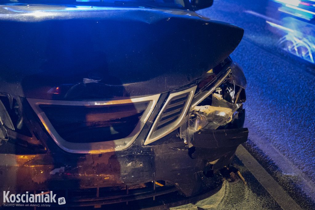 Kolizja na obwodnicy Kościana