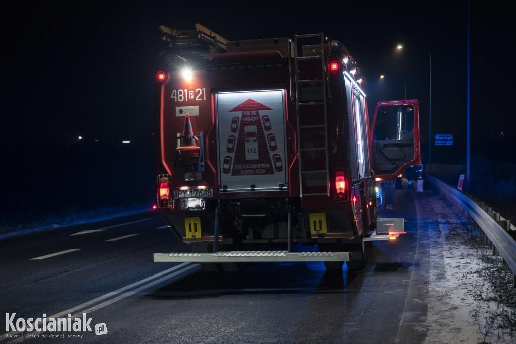 Kolizja na obwodnicy Kościana