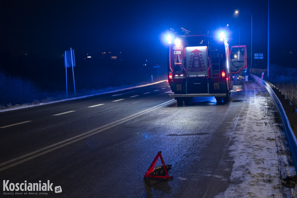Kolizja na obwodnicy Kościana