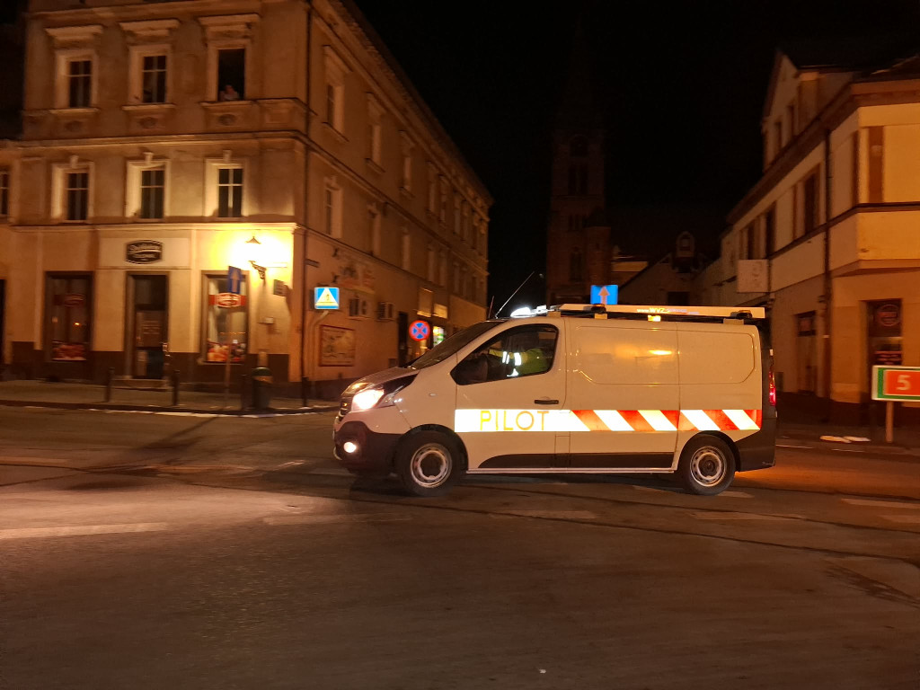 Przejazd kolosów przez Śmigiel