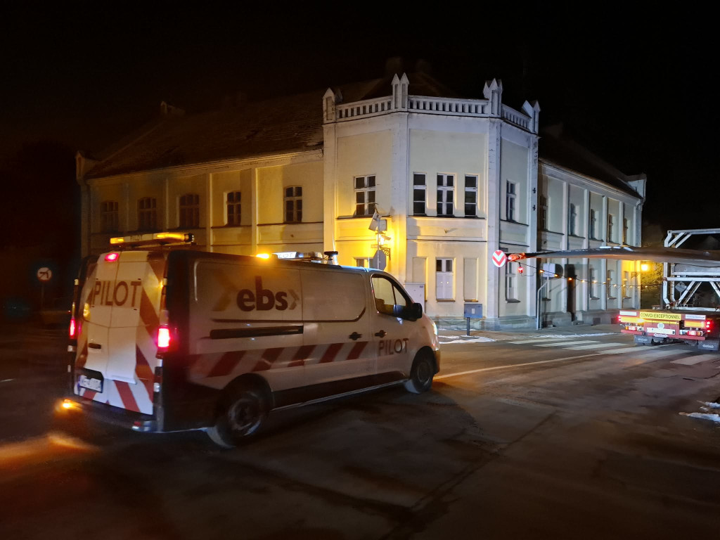 Przejazd kolosów przez Śmigiel