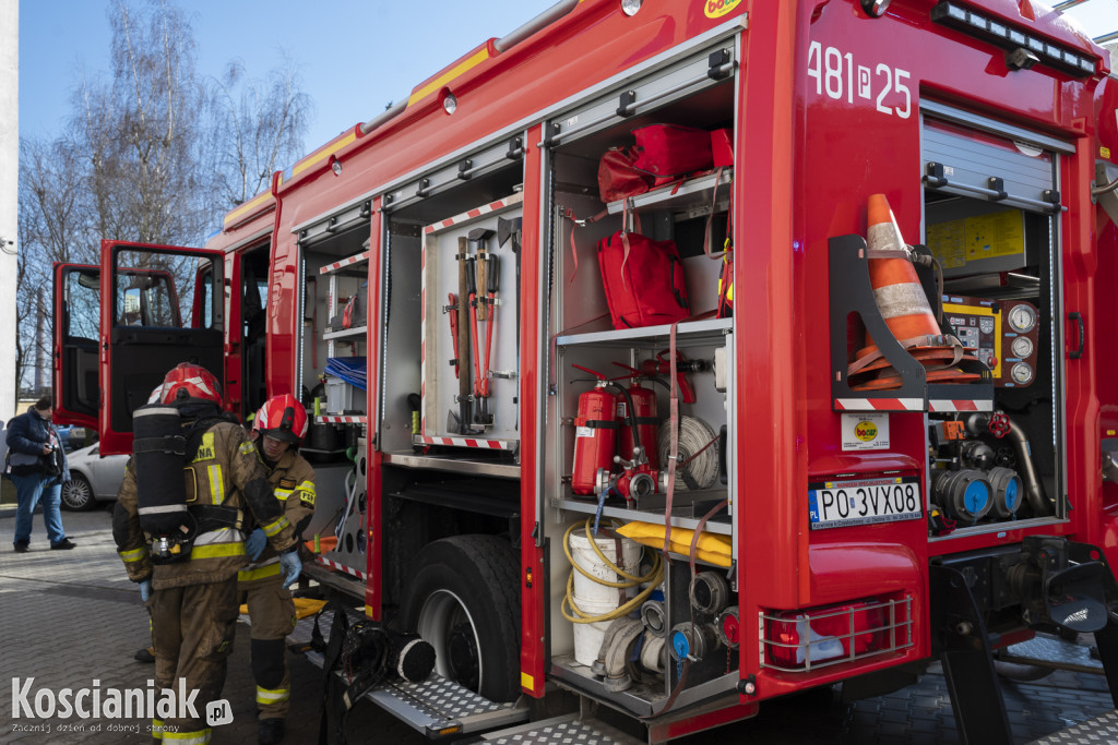 Pożar mieszkania na os. Jagiellońskim w Kościanie