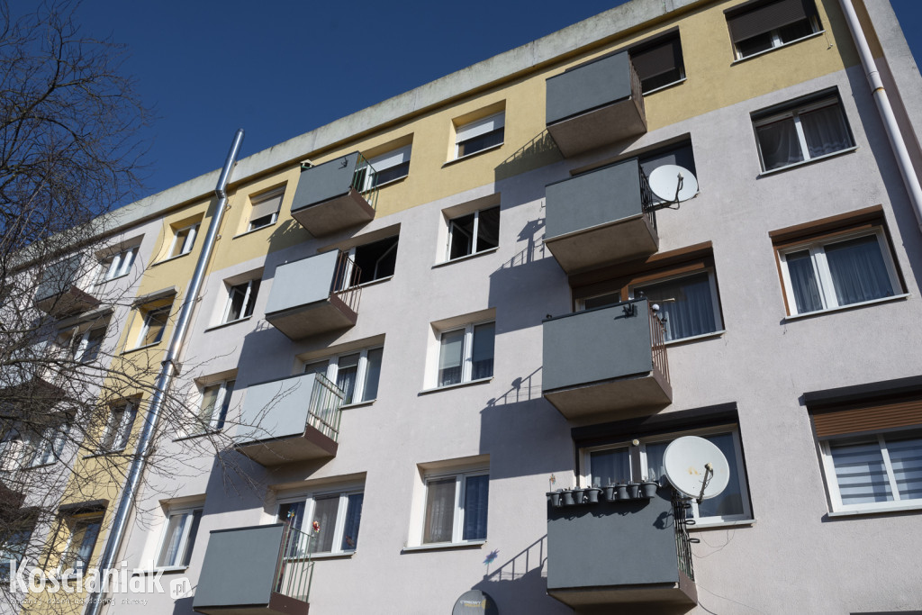 Pożar mieszkania na os. Jagiellońskim w Kościanie