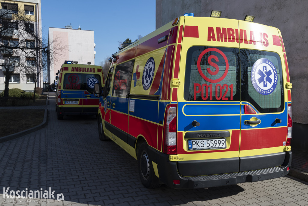 Pożar mieszkania na os. Jagiellońskim w Kościanie