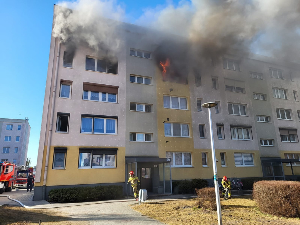 Po pożarze spędzą noc poza swoimi mieszkaniami