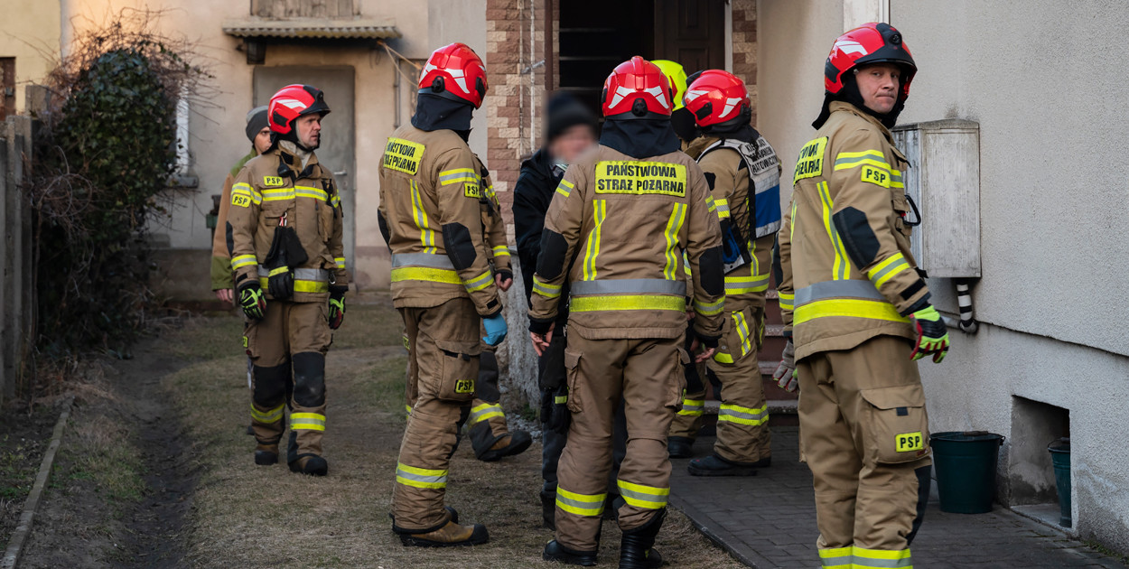 Zadymienie w piwnicy domu w Kurzej Górze