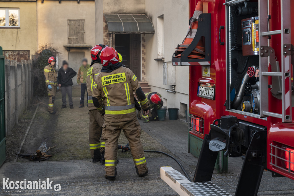 Zadymienie w piwnicy domu w Kurzej Górze
