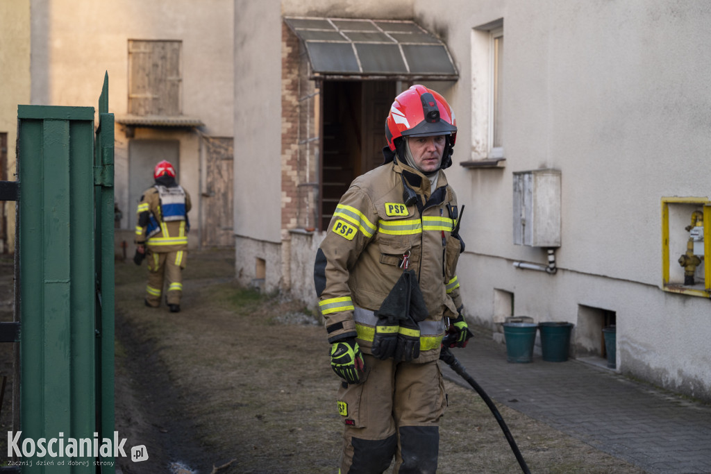 Zadymienie w piwnicy domu w Kurzej Górze