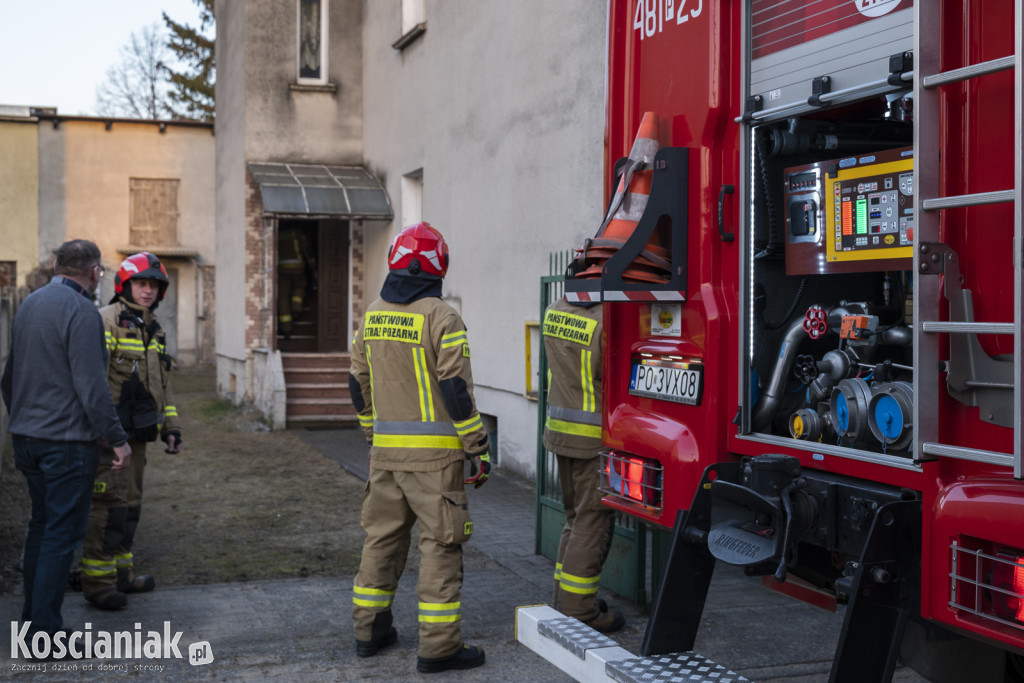 Zadymienie w piwnicy domu w Kurzej Górze