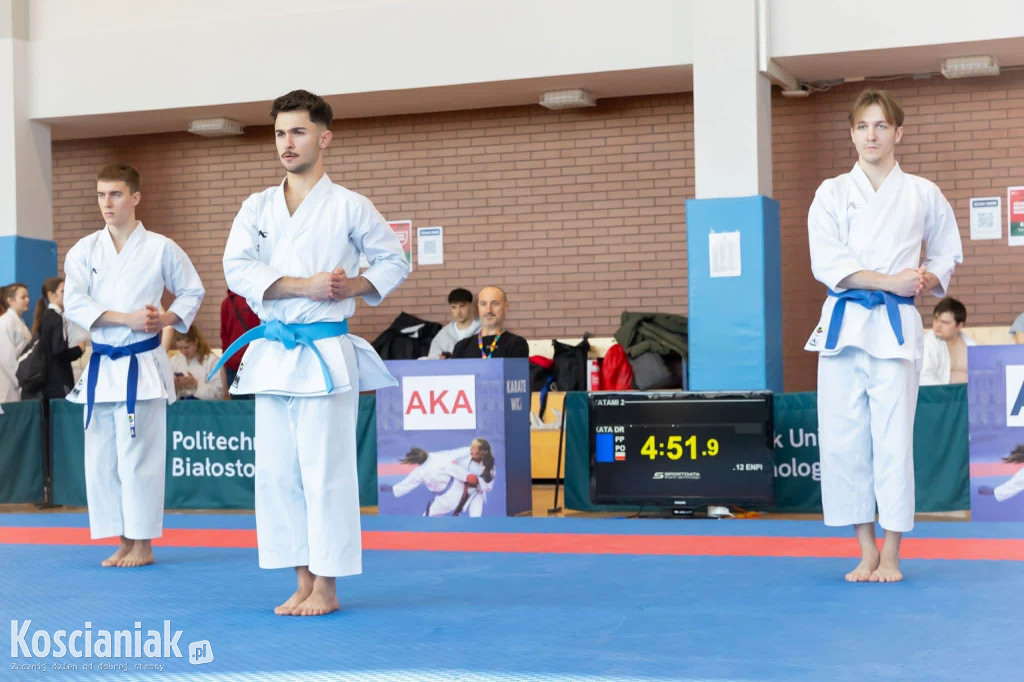 Aleksander Opas z trzema medalami Mistrzostw