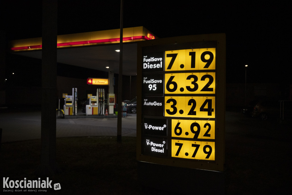 Paliwa w Kościanie ostro w górę. Diesel najmocniej