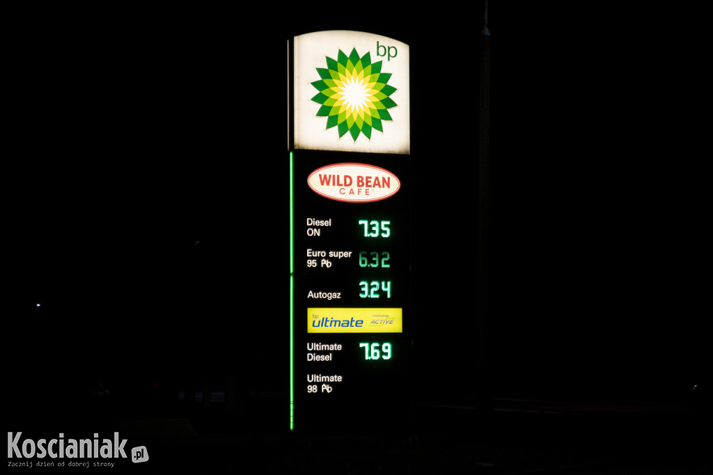 Paliwa w Kościanie ostro w górę. Diesel najmocniej