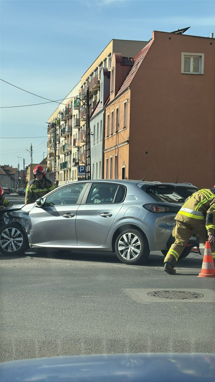 Kolizja na Piastowskim w Kościanie