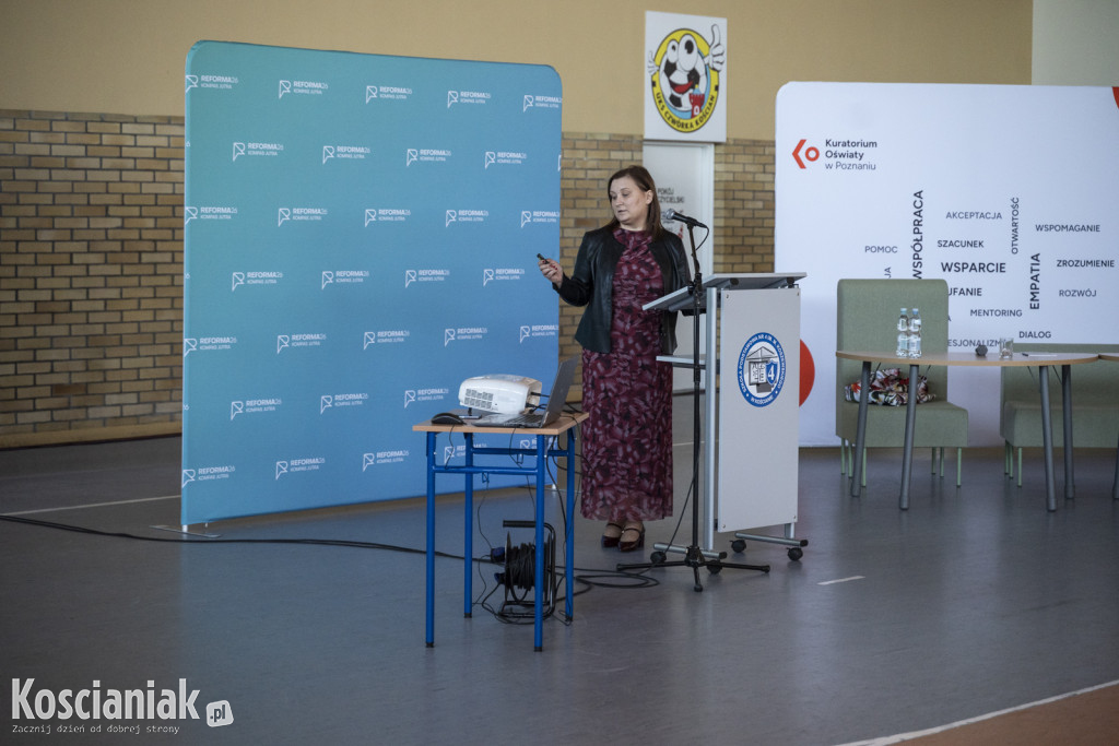 O reformie edukacji w Kościanie z wiceminister