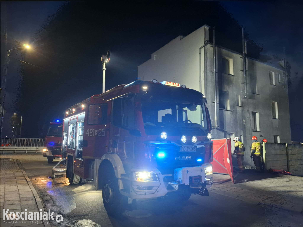 Tragiczny pożar na Gostyńskiej w Kościanie
