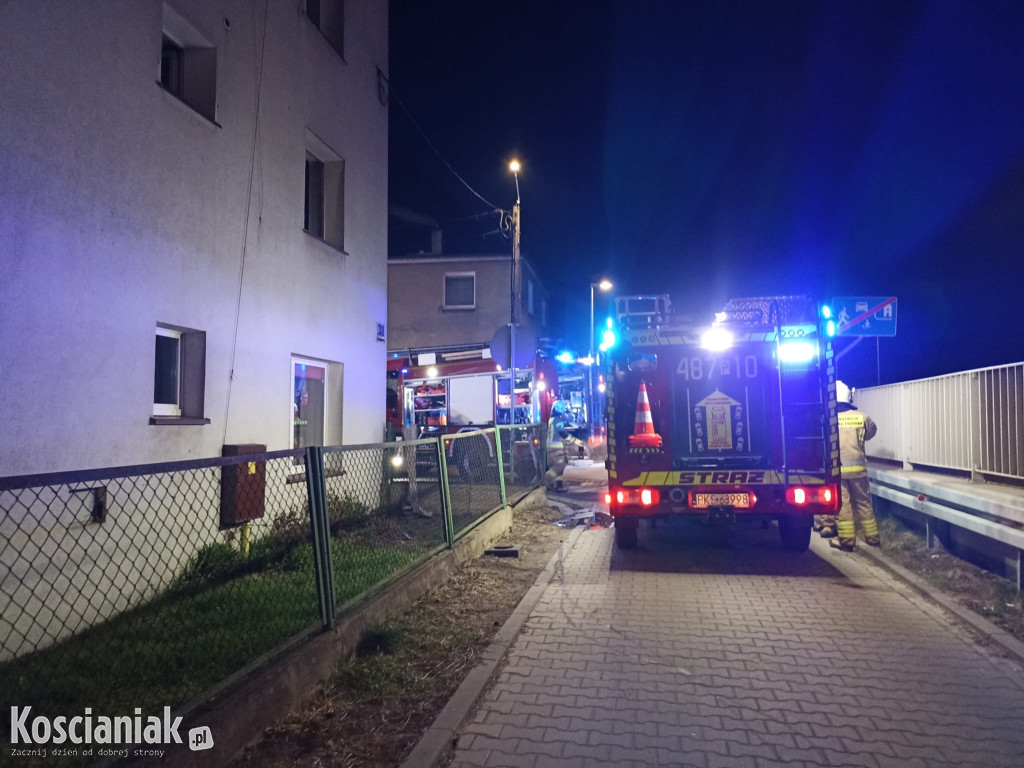 Tragiczny pożar na Gostyńskiej w Kościanie
