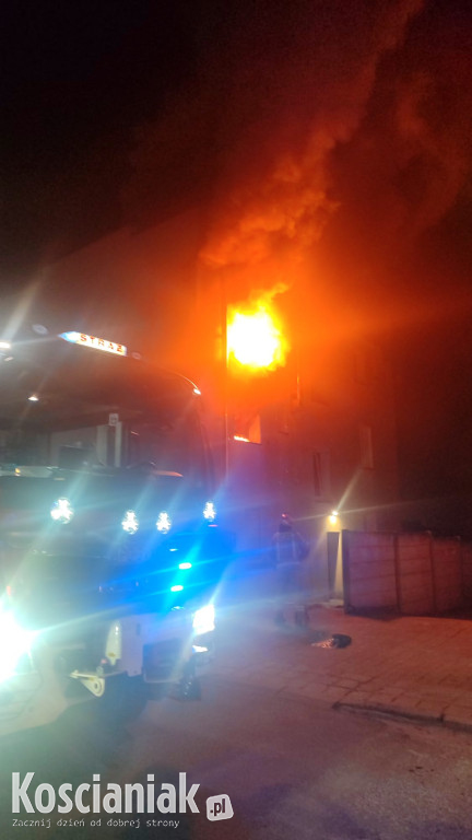 Tragiczny pożar na Gostyńskiej w Kościanie