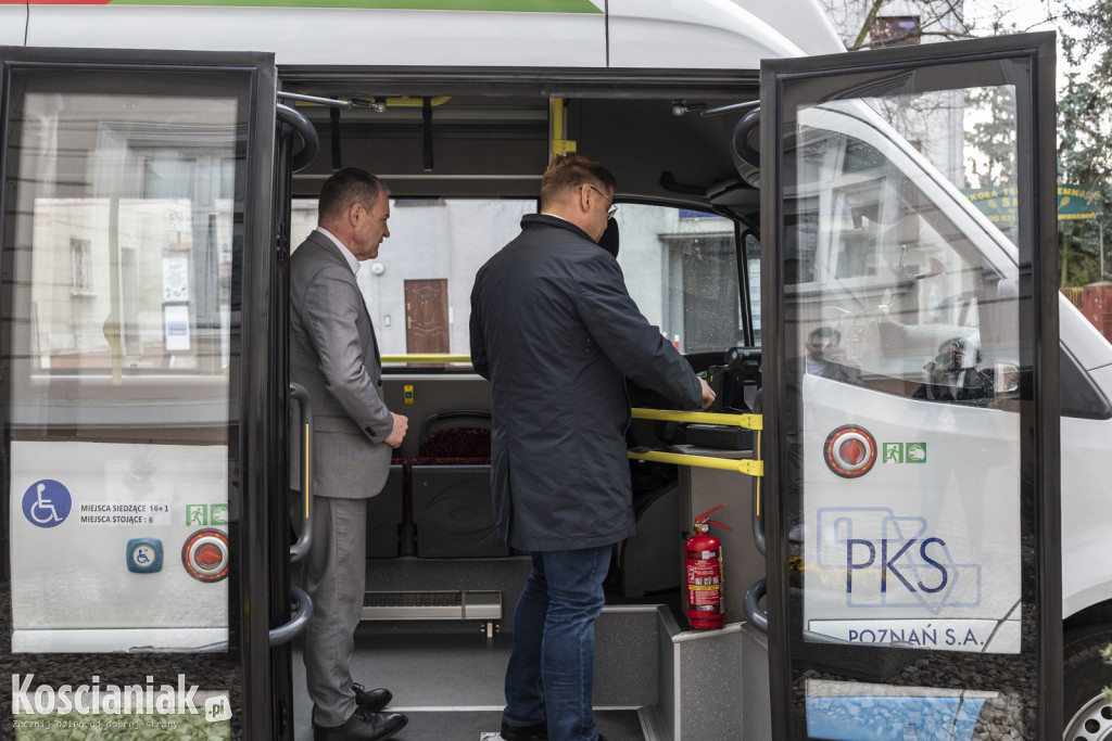 Jazda próbna autobusu Linii nr 1 w Kościanie