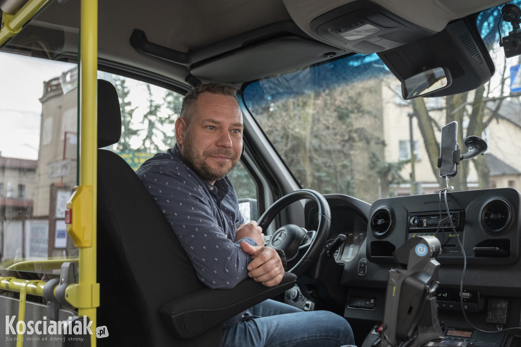 Jazda próbna autobusu Linii nr 1 w Kościanie