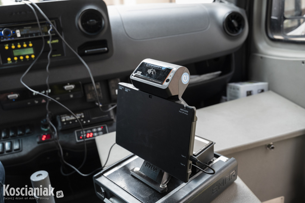 Jazda próbna autobusu Linii nr 1 w Kościanie