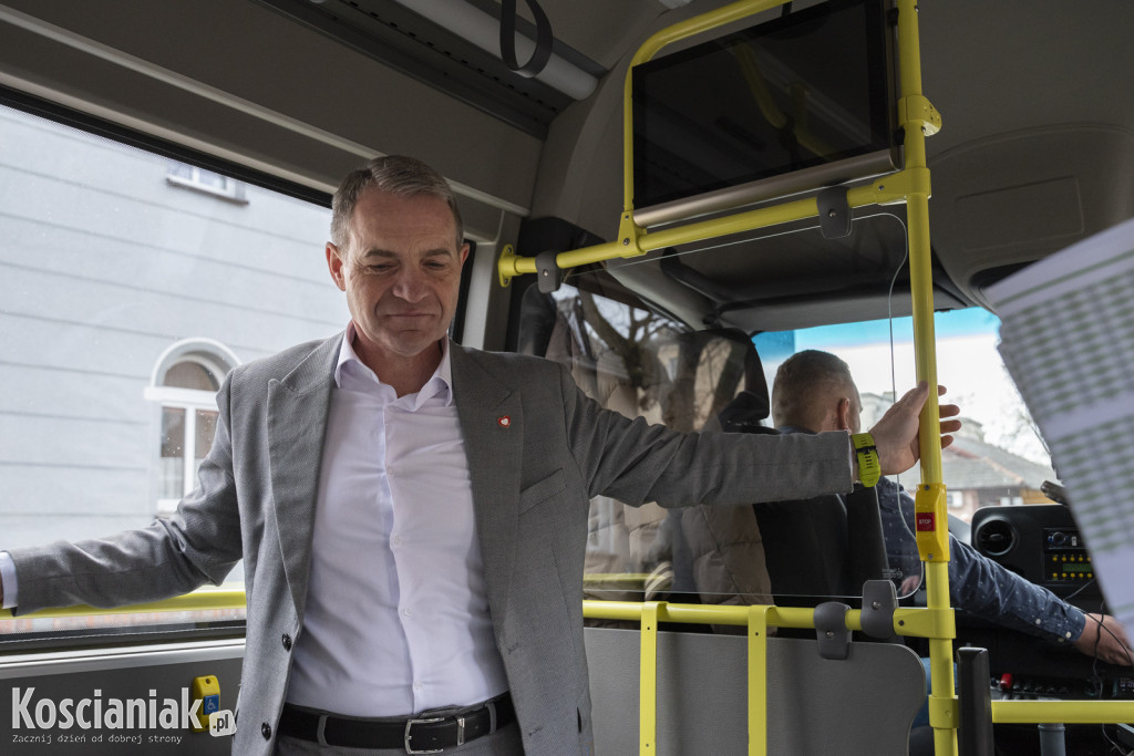Jazda próbna autobusu Linii nr 1 w Kościanie