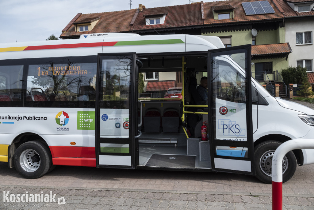 Jazda próbna autobusu Linii nr 1 w Kościanie
