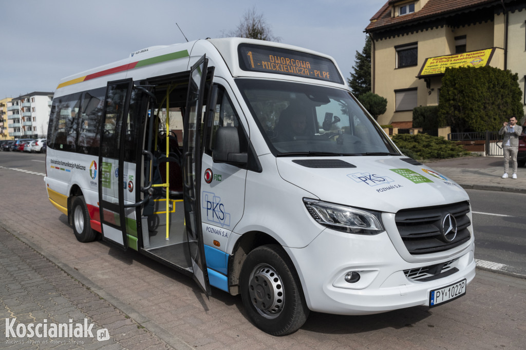 Jazda próbna autobusu Linii nr 1 w Kościanie