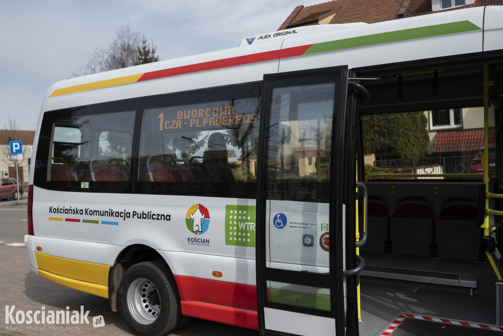 Jazda próbna autobusu Linii nr 1 w Kościanie