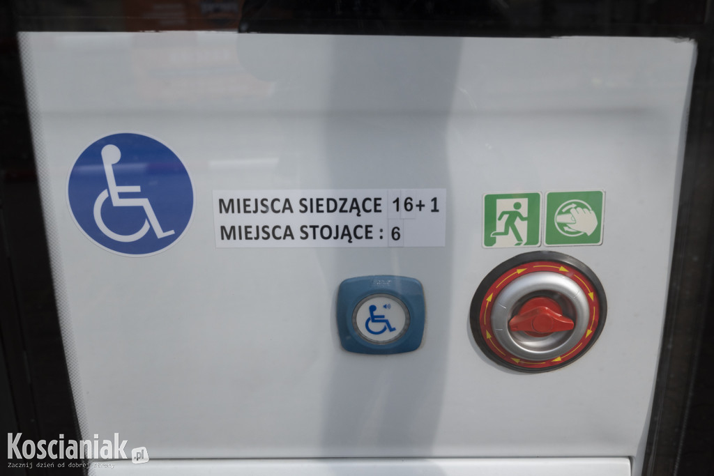 Jazda próbna autobusu Linii nr 1 w Kościanie