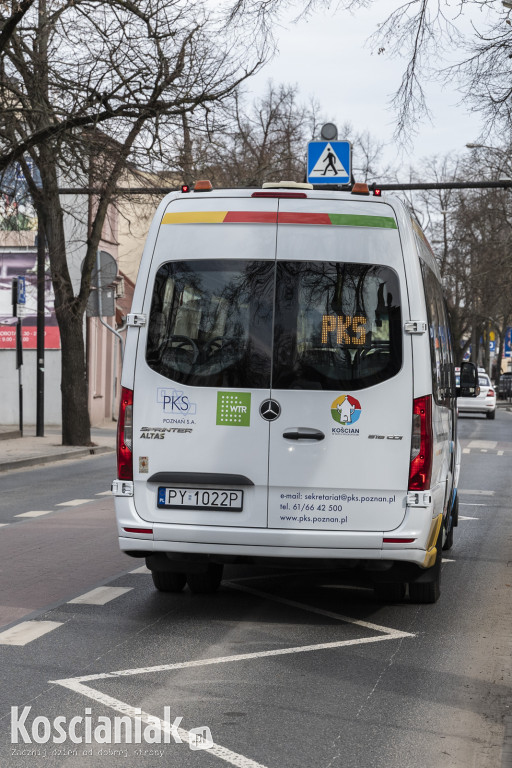 Jazda próbna autobusu Linii nr 1 w Kościanie