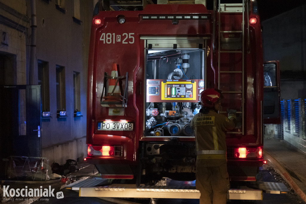 Pożar w mieszkaniu na ul. Garbarskiej w Kościanie