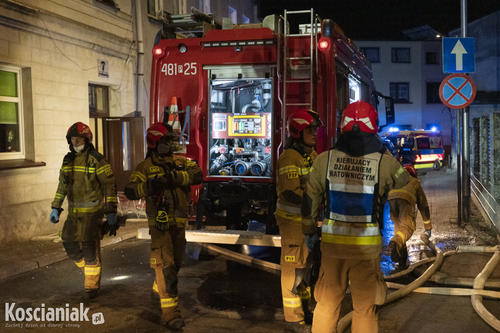 Pożar w mieszkaniu na ul. Garbarskiej w Kościanie