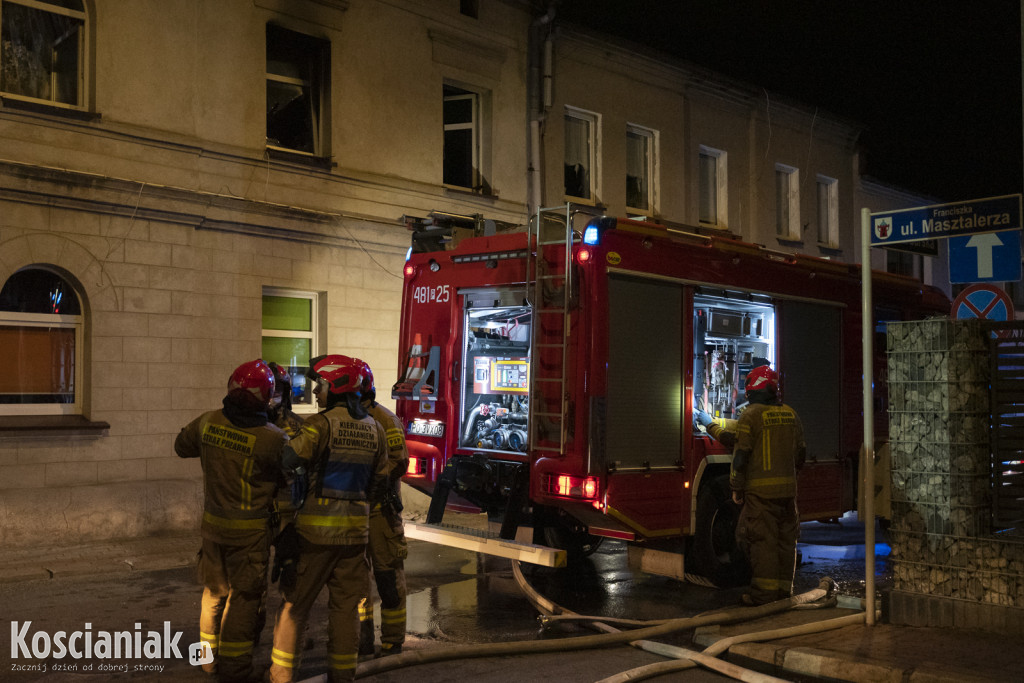 Pożar w mieszkaniu na ul. Garbarskiej w Kościanie
