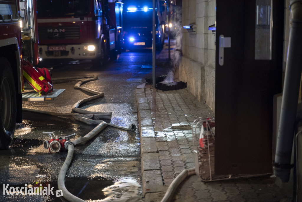 Pożar w mieszkaniu na ul. Garbarskiej w Kościanie