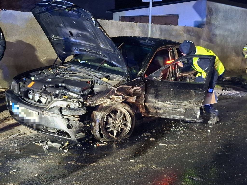 Groźny wypadek w Krzywiniu