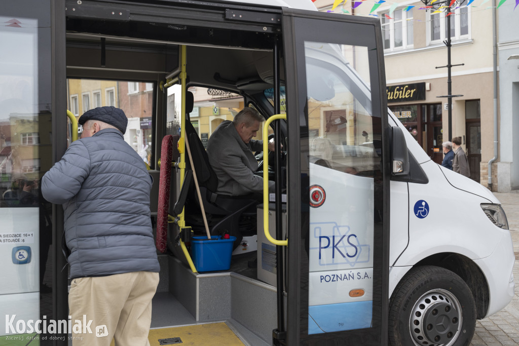 Prezentacja autobusów na Rynku w Kościanie